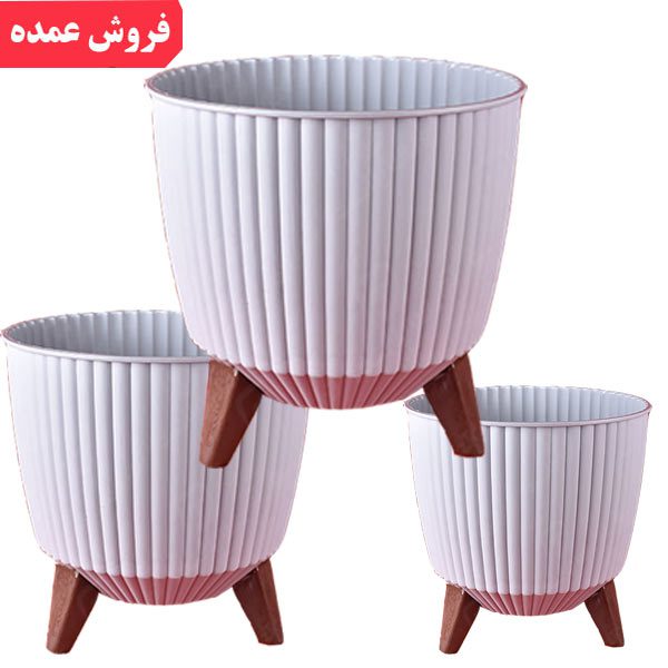 گلدان کنگره‌‌‌ای پایه دار